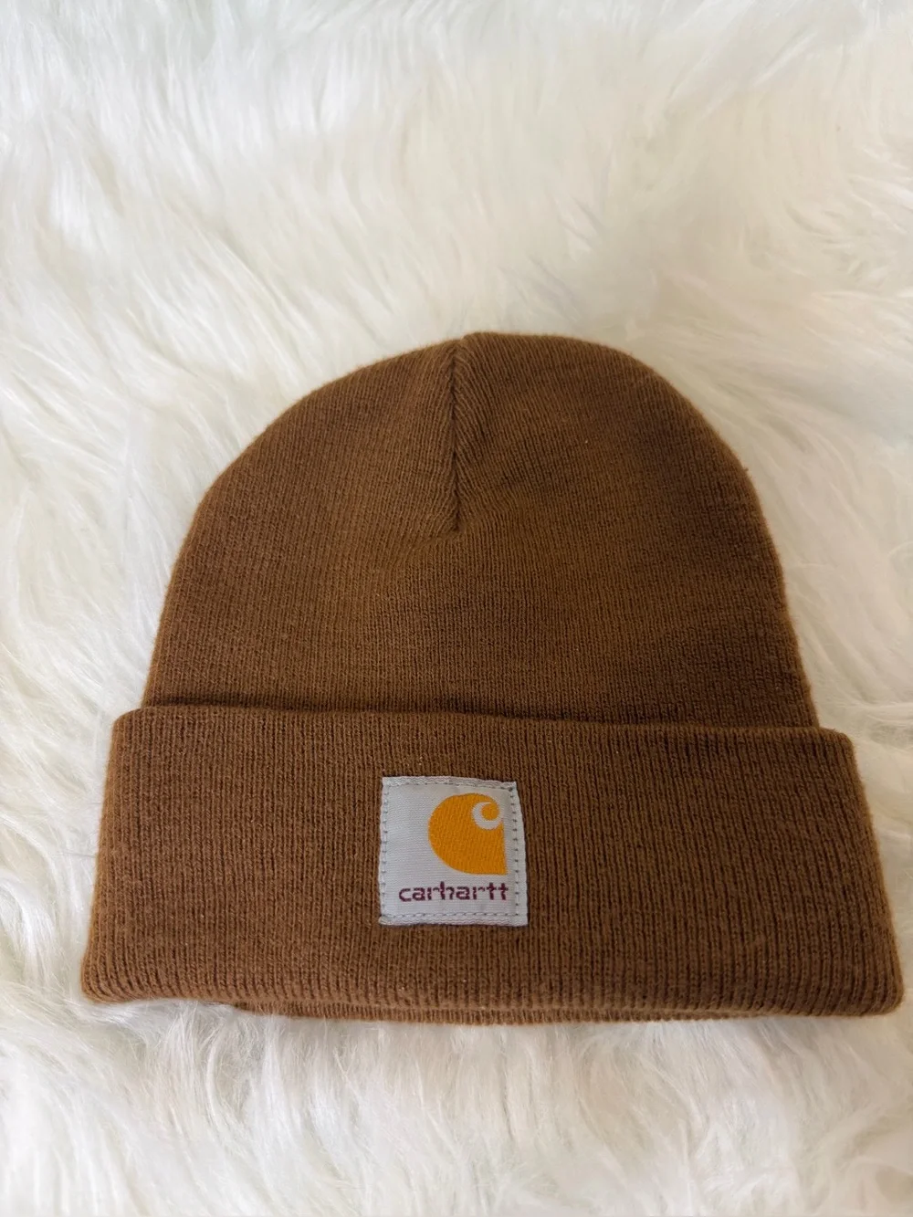 Carhartt Infant Toddler Beanie Hat Brown OS